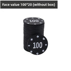 Plastic Poker Chips for Card Games