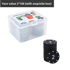 Plastic Poker Chips for Card Games