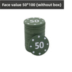 Plastic Poker Chips for Card Games