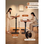 Adjustable Mobile Computer Desk with Foldable Design