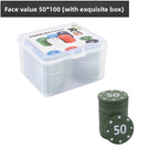 Plastic Poker Chips for Card Games