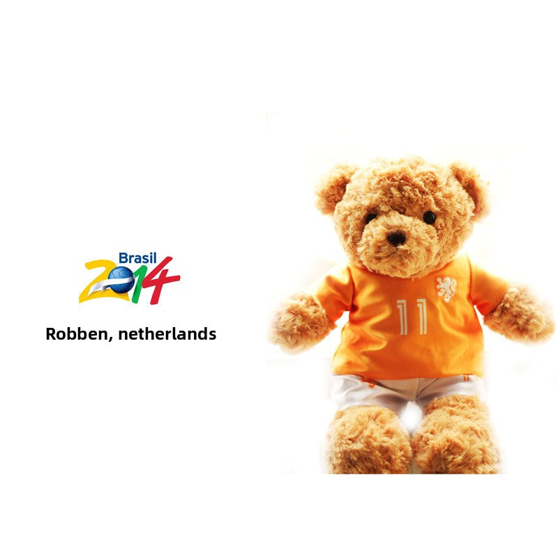 Wholesale Jersey Teddy Bear Dolls, Athlete Fan Event Gifts, Game Souvenirs, Dolls, Dropshipping