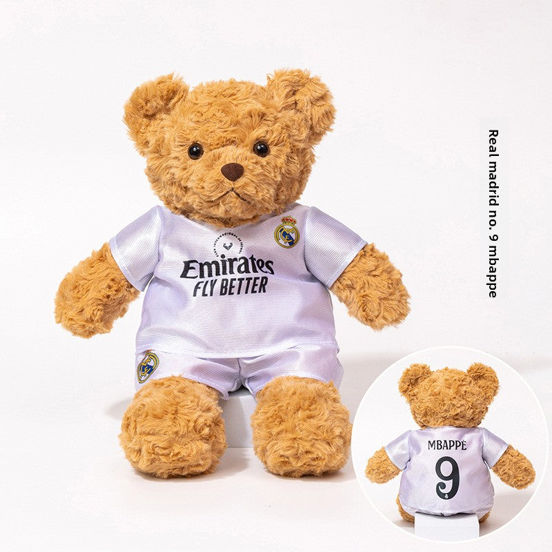 Wholesale Jersey Teddy Bear Dolls, Athlete Fan Event Gifts, Game Souvenirs, Dolls, Dropshipping
