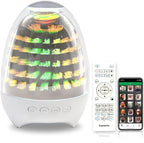 99 Names of Allah Illuminated Lamp — Quran Speaker, Azan Clock & Bluetooth Night Light