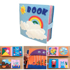 Quiet Book Montessori Baby Toys Felt Busy Book Kids