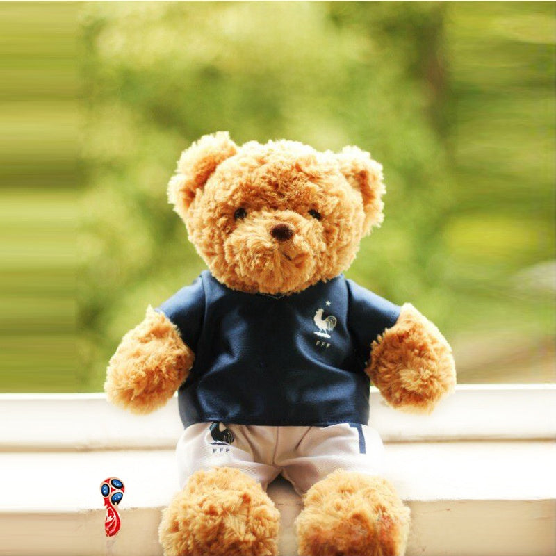 Wholesale Jersey Teddy Bear Dolls, Athlete Fan Event Gifts, Game Souvenirs, Dolls, Dropshipping