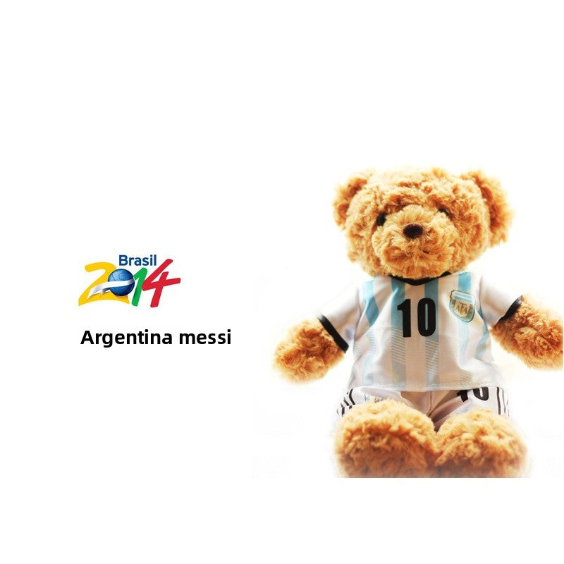 Wholesale Jersey Teddy Bear Dolls, Athlete Fan Event Gifts, Game Souvenirs, Dolls, Dropshipping