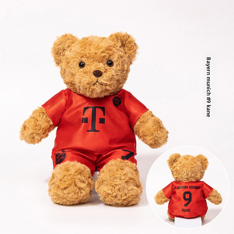 Wholesale Jersey Teddy Bear Dolls, Athlete Fan Event Gifts, Game Souvenirs, Dolls, Dropshipping