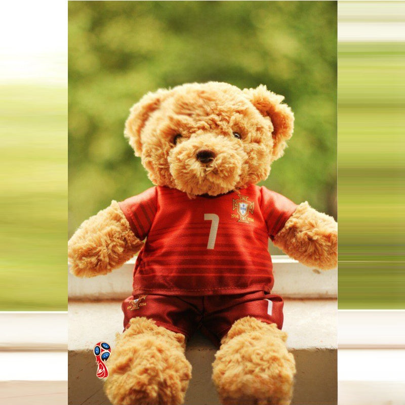 Wholesale Jersey Teddy Bear Dolls, Athlete Fan Event Gifts, Game Souvenirs, Dolls, Dropshipping