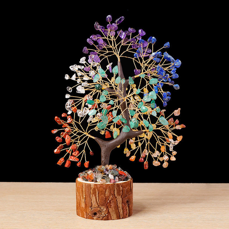Natural Crystal Tree Decoration for Home and Gifts