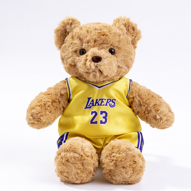 Wholesale Jersey Teddy Bear Dolls, Athlete Fan Event Gifts, Game Souvenirs, Dolls, Dropshipping