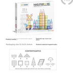 Magnetic Tiles Educational Building Toys for Kids