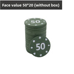 Plastic Poker Chips for Card Games