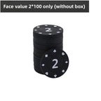 Plastic Poker Chips for Card Games
