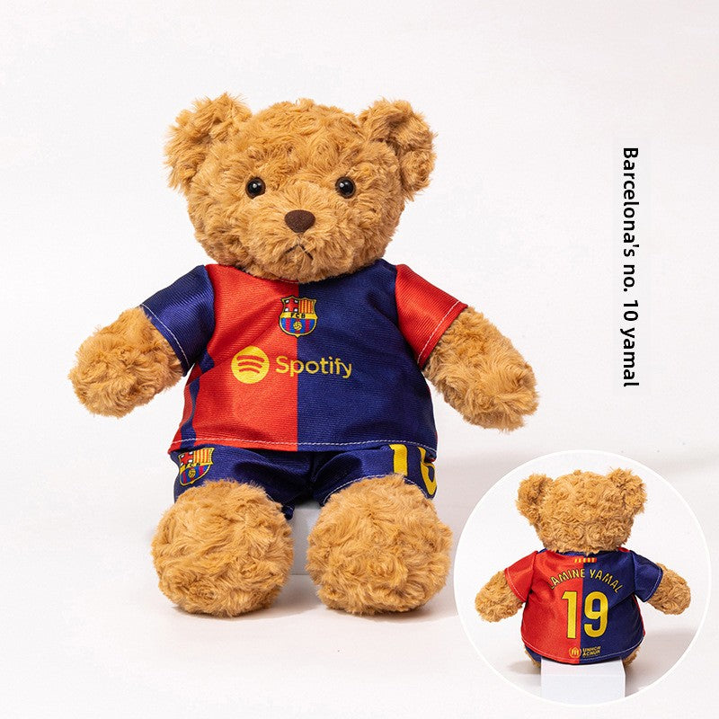 Wholesale Jersey Teddy Bear Dolls, Athlete Fan Event Gifts, Game Souvenirs, Dolls, Dropshipping