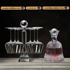 Wine Rotating Decanter Quick Household Wine Set Glass